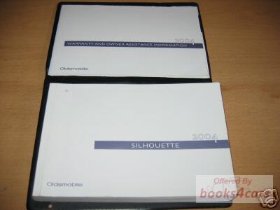view cover of 2004 Silhouette van owners manual by Oldsmobile