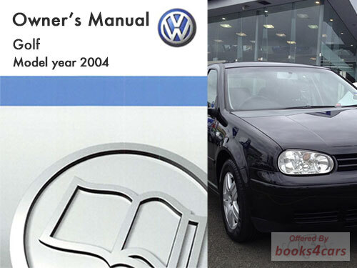 view cover of 2004 Volkswagen Golf owners manual
