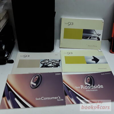 view cover of 2004 9-3 93 owners manual by Saab