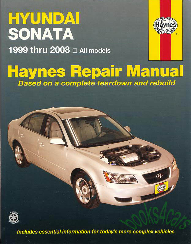 view cover of 1999-2014 Hyundai Sonata Shop Service Repair Manual by Haynes