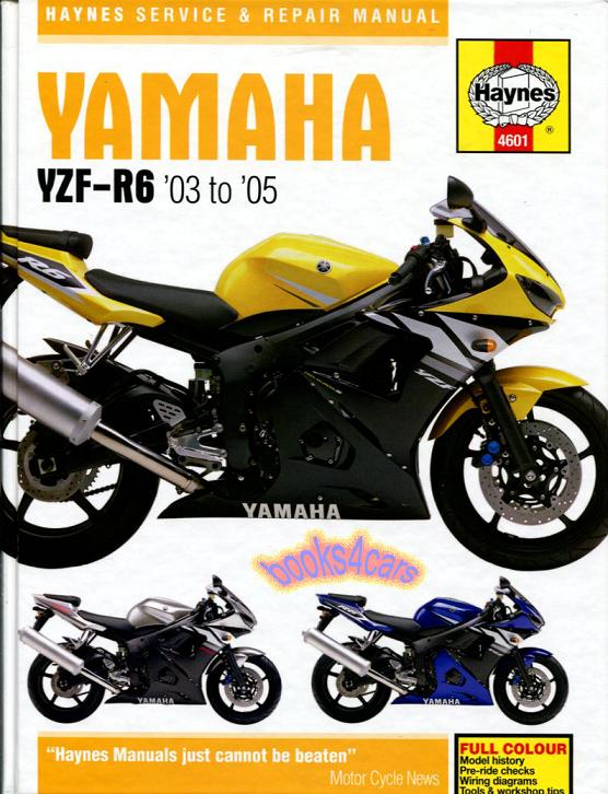 view cover of 2003-05 Yamaha YZF R6 Shop Service Repair Manual by Haynes YZF-R6