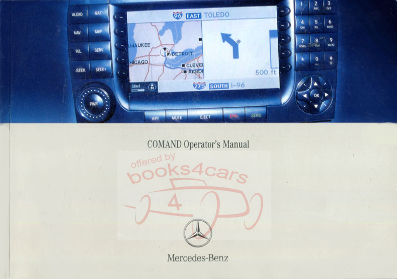 view cover of 2004 S Class & CL Class Command Navigation Owners Manual by Mercedes