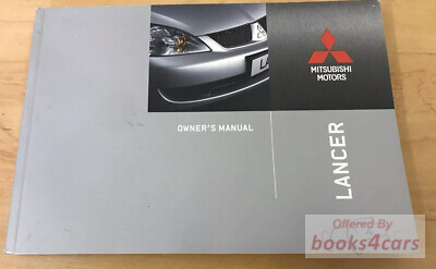view cover of 2004 Lancer Owners Manual By Mitsubishi