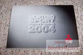 view cover of 2004 Montero Sport Owners Manual by Mitsubishi