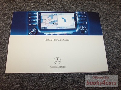 view cover of 2004 SL Class Comand Navigation owners manual by Mercedes