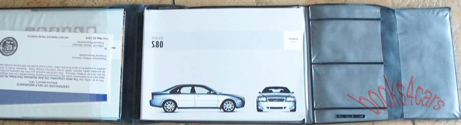 view cover of 2004 S80 Owners Manual by Volvo