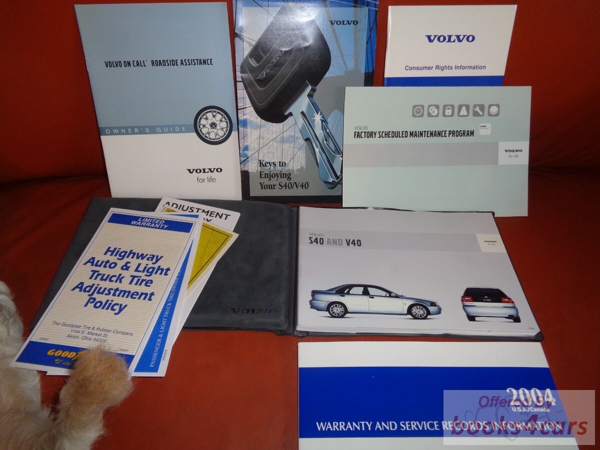 view cover of 2004 Volvo S40 Owners Manual