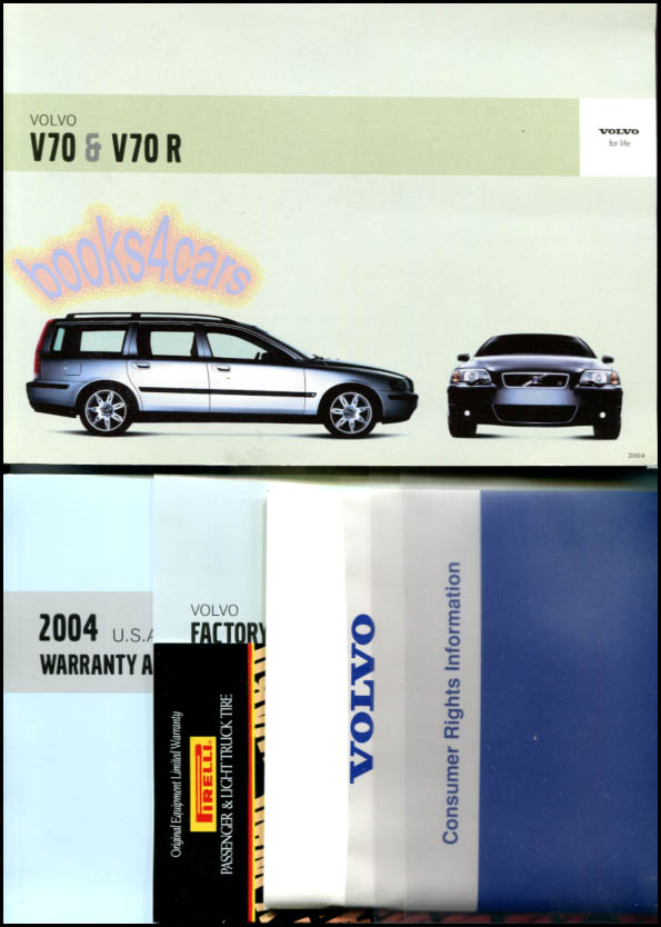view cover of 2004 Volvo V70 and V70R Owners Manual by Volvo for V 70