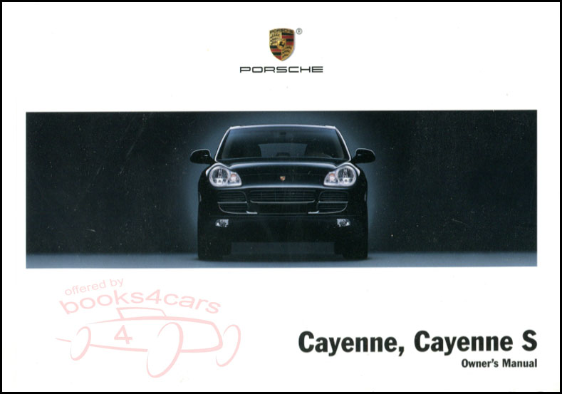 view cover of 2004 Cayenne V6 & S Owners Manual by Porsche