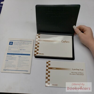 view cover of 2004 Safari owners manual by GMC