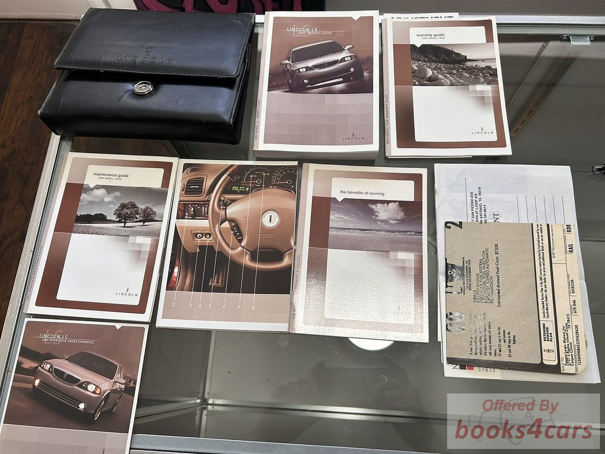 view cover of 2005 LS Owners Manual by Lincoln