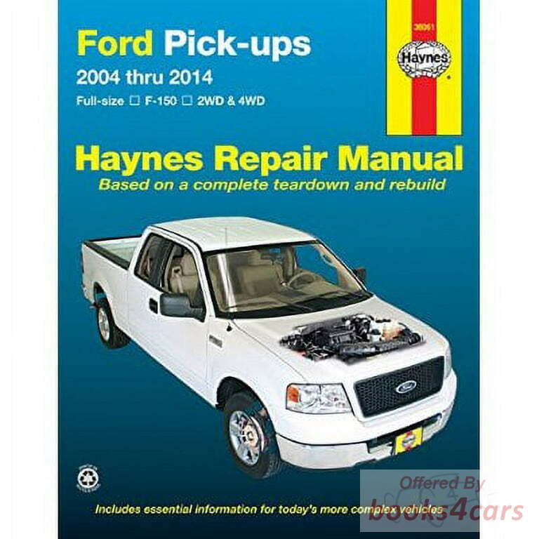 view cover of 2004-2012 Ford F150 2WD & 4WD Gasoline Online Shop Service Repair Manual by Haynes (Does not include Heritage Lightning Super Duty or Diesel) - Lifetime Subsciption for Haynes Online Manual - includes Repair Videos Automotive Dictionaries & much more