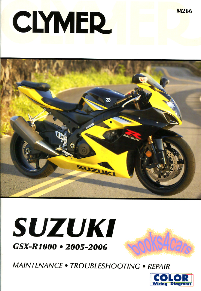view cover of 2005 - 2006 Suzuki GSXR1000 Shop Service Repair Manual by Clymer for the GSX-R1000