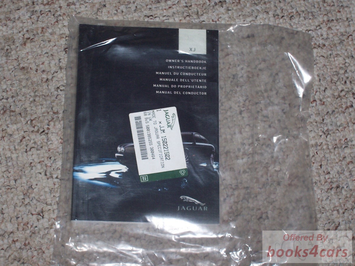 view cover of 2005 XJ8 XJR Vanden Plas Super V8 4.2 Owners Manual by Jaguar