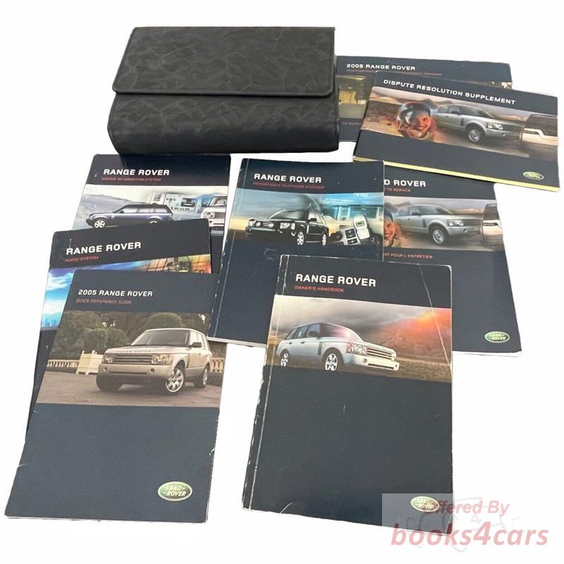 view cover of 2005 Range Rover Owners Manual by Land Rover