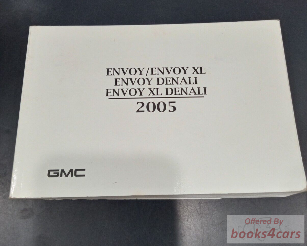 view cover of 2005 Envoy XL Denali Owners Manual by GMC truck