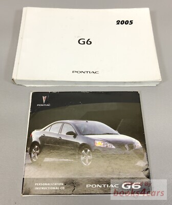 view cover of 2005 Pontiac G6 Owners Manual