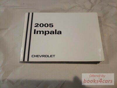 view cover of 2005 Chevrolet Impala owners manual