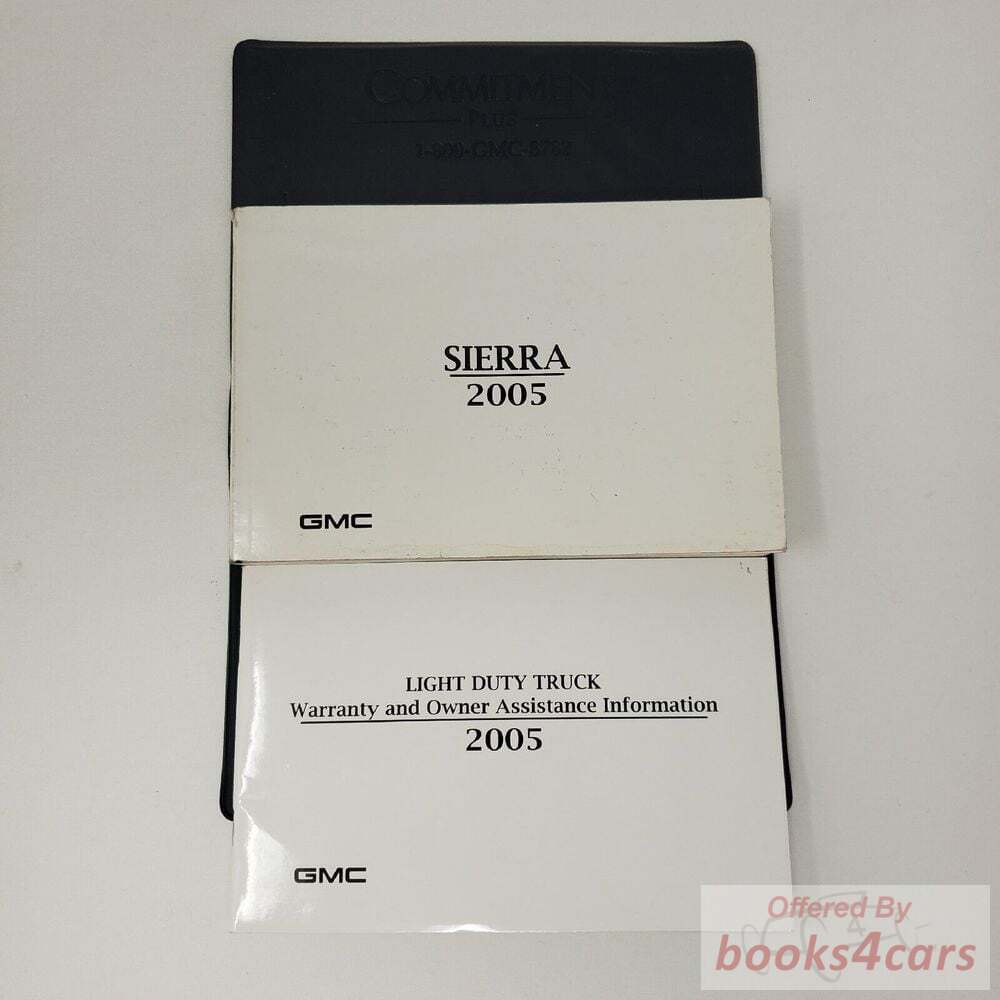 view cover of 2005 Sierra Owners Manual by GMC