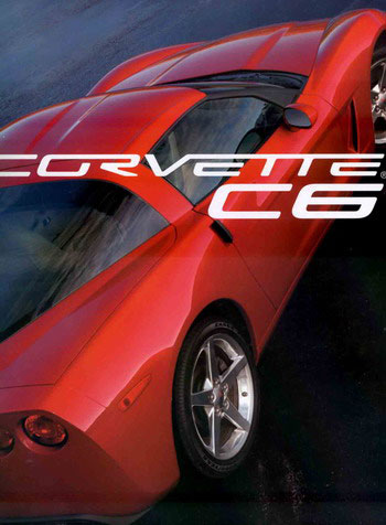 view cover of Corvette C6 history of the development of the new 2005 generation by P. Berg 160 pages hardcover oversized book