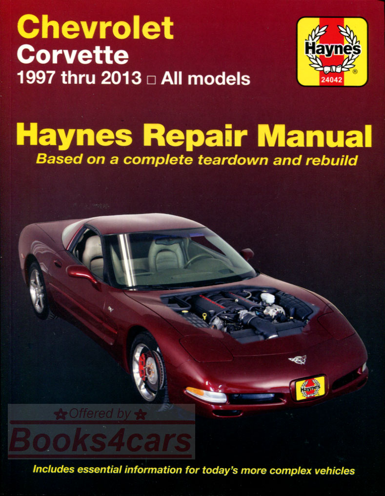 view cover of 1997-2013 Chevrolet Corvette shop service repair manual by Haynes 320 pages