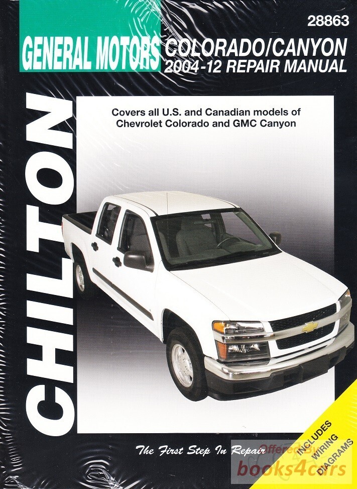 view cover of 2004-2012 Chevrolet Colorado GMC Canyon Shop Service Repair Manual by Chiltons