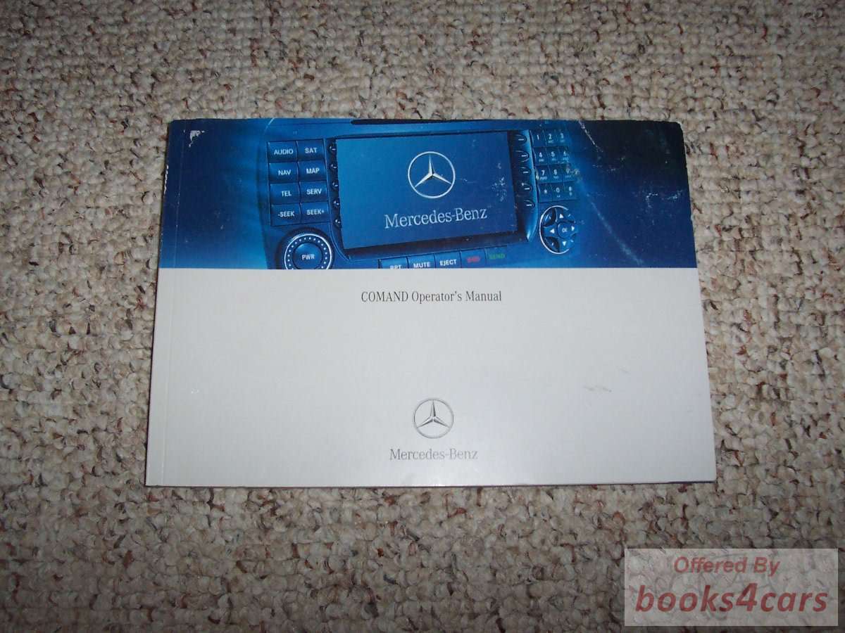 view cover of 2005 Command navigation system operators owners manual for Mercedes E & CLS Class vehicles equiped with a Command Navigation System by Mercedes Chassis 211