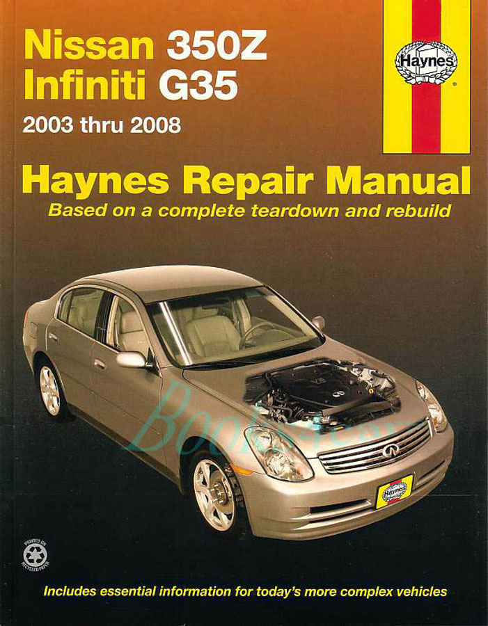 view cover of 2003-08 Nissan 350Z Infiniti G35 Shop Service Repair Manual by Haynes