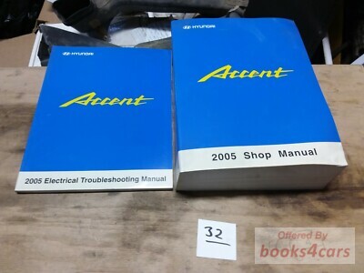 view cover of 2005 Accent Shop Service Repair Manual by Hyundai