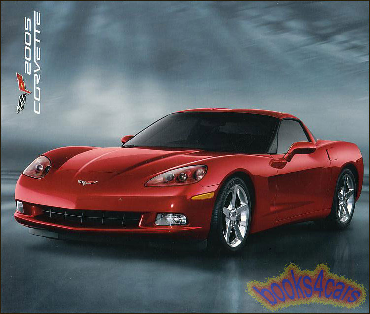 view cover of 2005 Corvette Sales Brochure in color by Chevrolet