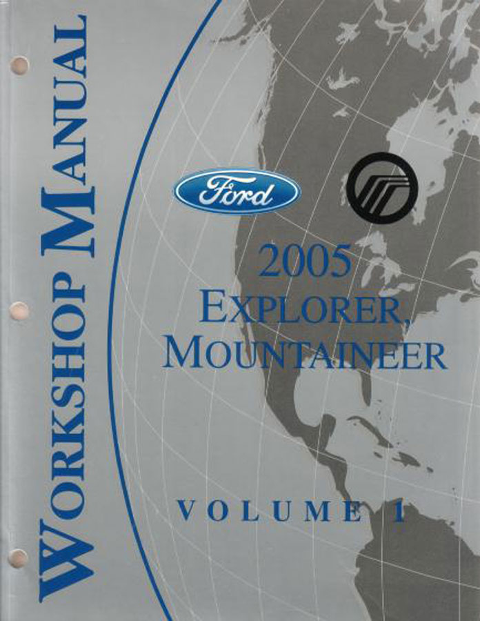 view cover of 2005 Explorer & Mountaineer Shop Service Repair Manual 2 Volume Set by Ford Mercury Truck