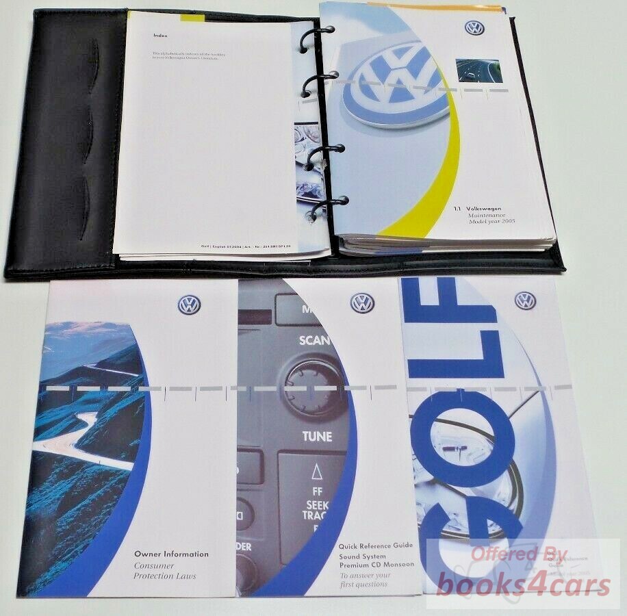 view cover of 2005 Volkswagen Golf owners manual