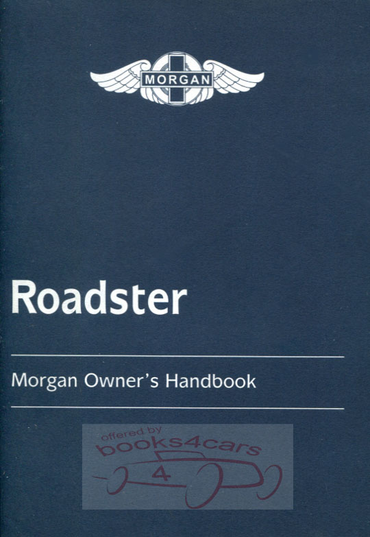 view cover of Roadster V6 Owners Manual by Morgan