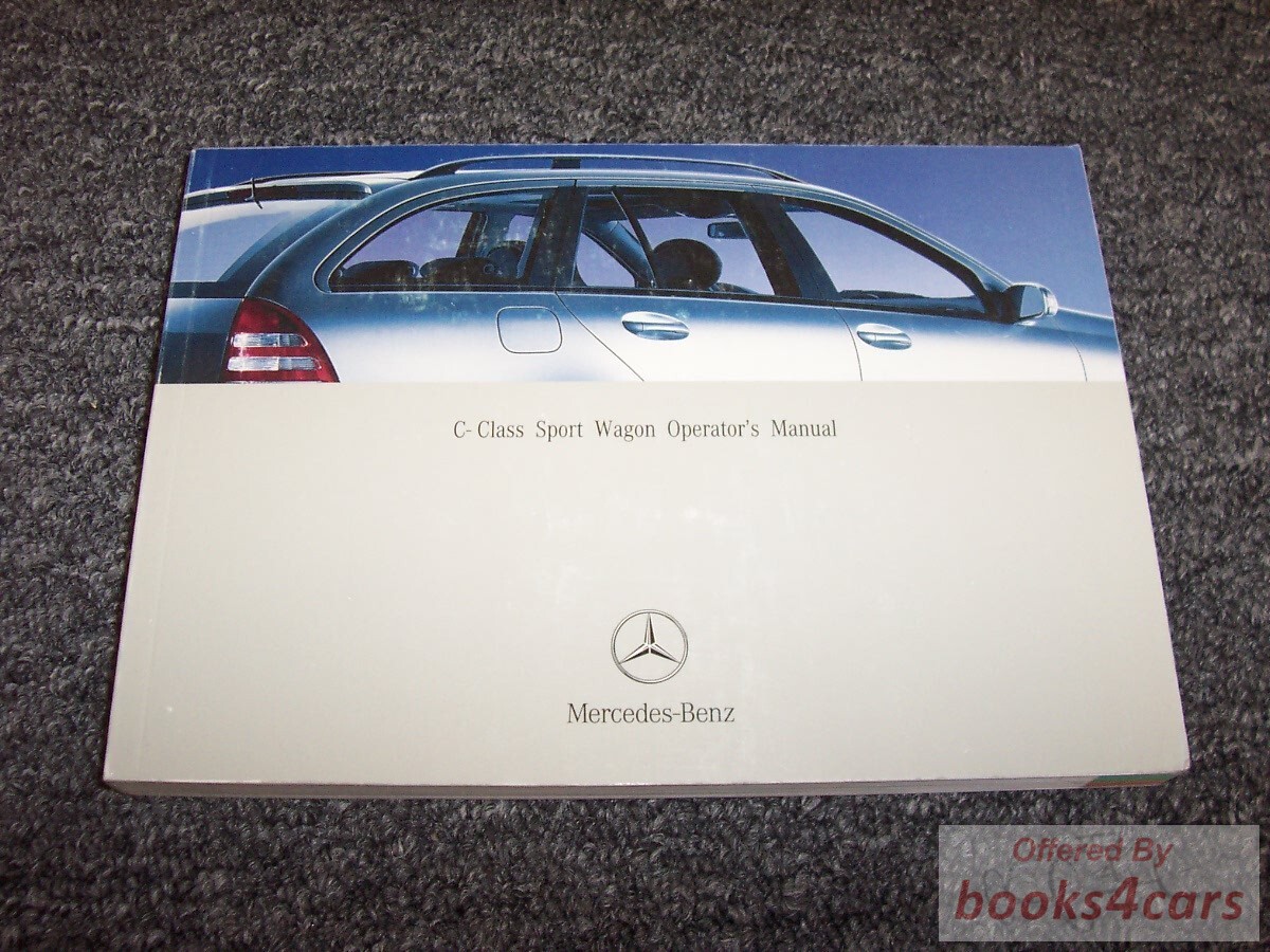 view cover of 2005 Mercedes Model 240 C-Class Wagons Owners Manual