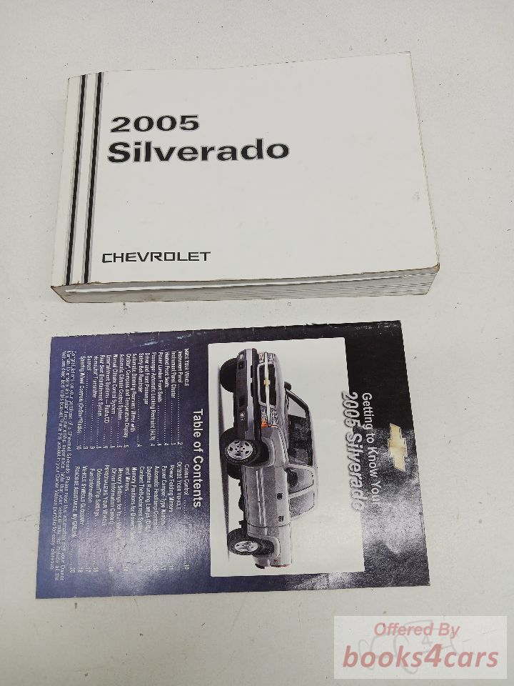 view cover of 2005 Silverado Owners Manual by Chevrolet Truck