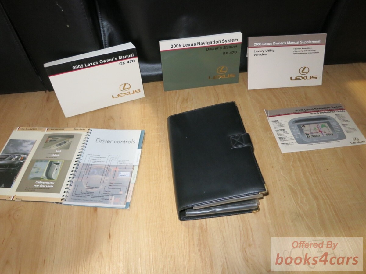 view cover of 2005 GX 470 Navigation owners manual by Lexus GX470