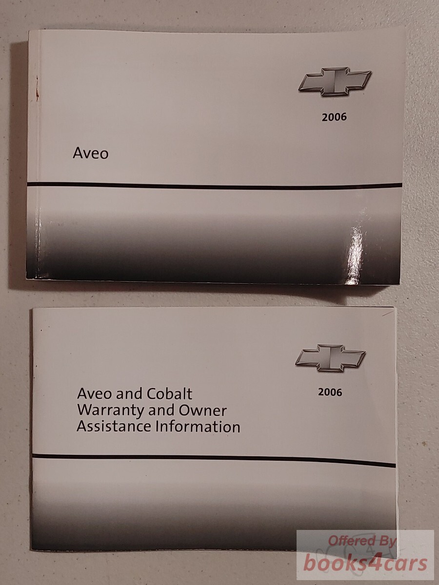 view cover of 2006 Aveo Owners Manual by Chevrolet