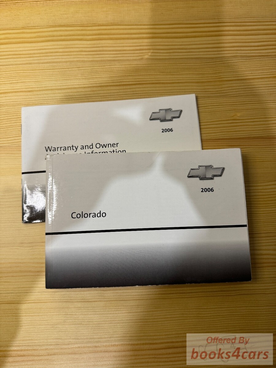 view cover of 2006 Colorado Owners Manual by Chevrolet