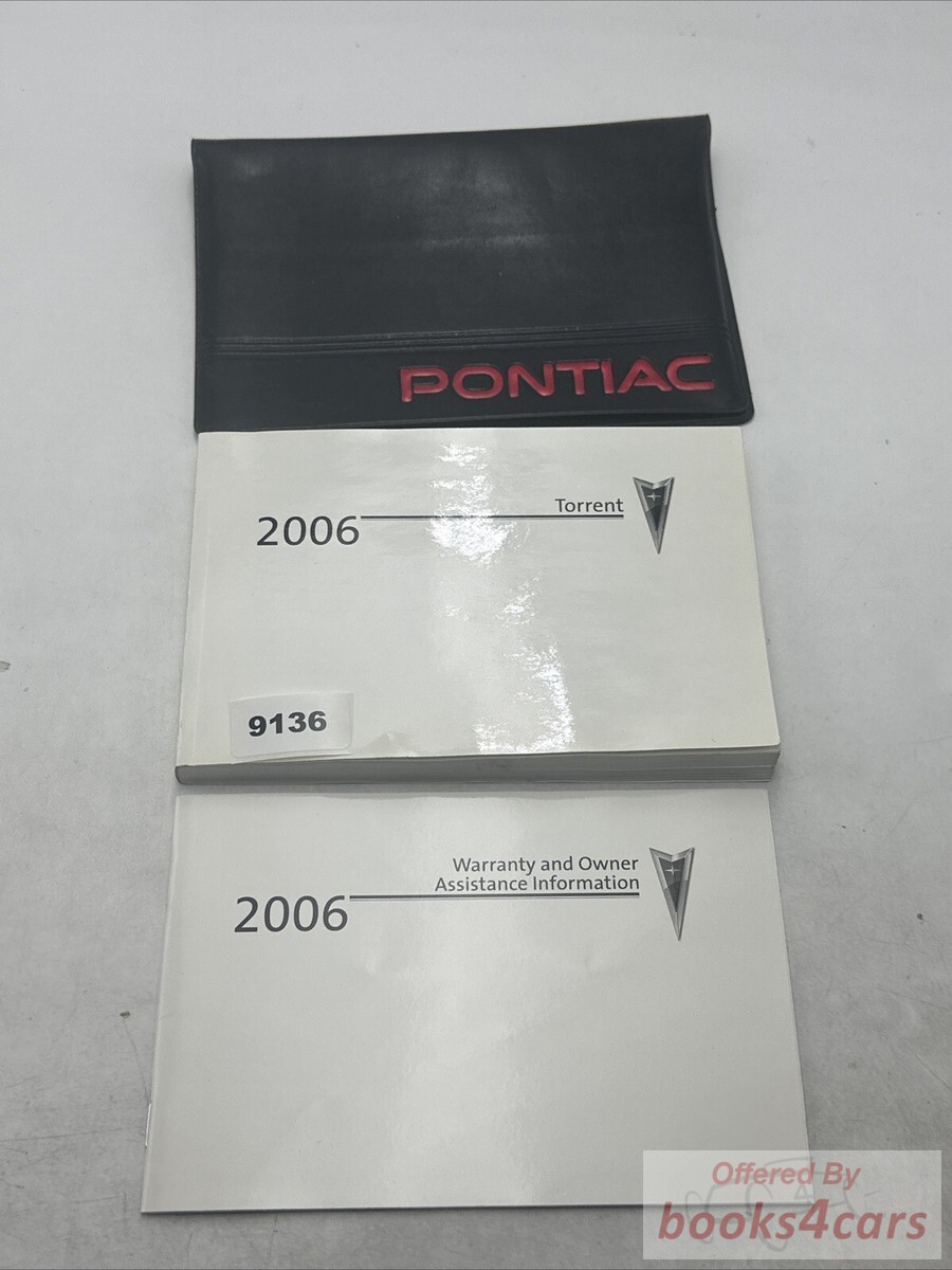 view cover of 2006 Torrent owners manual by Pontiac