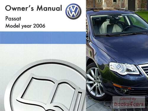view cover of 2006 VW Passat Sedan Owners Manual by Volkswagen
