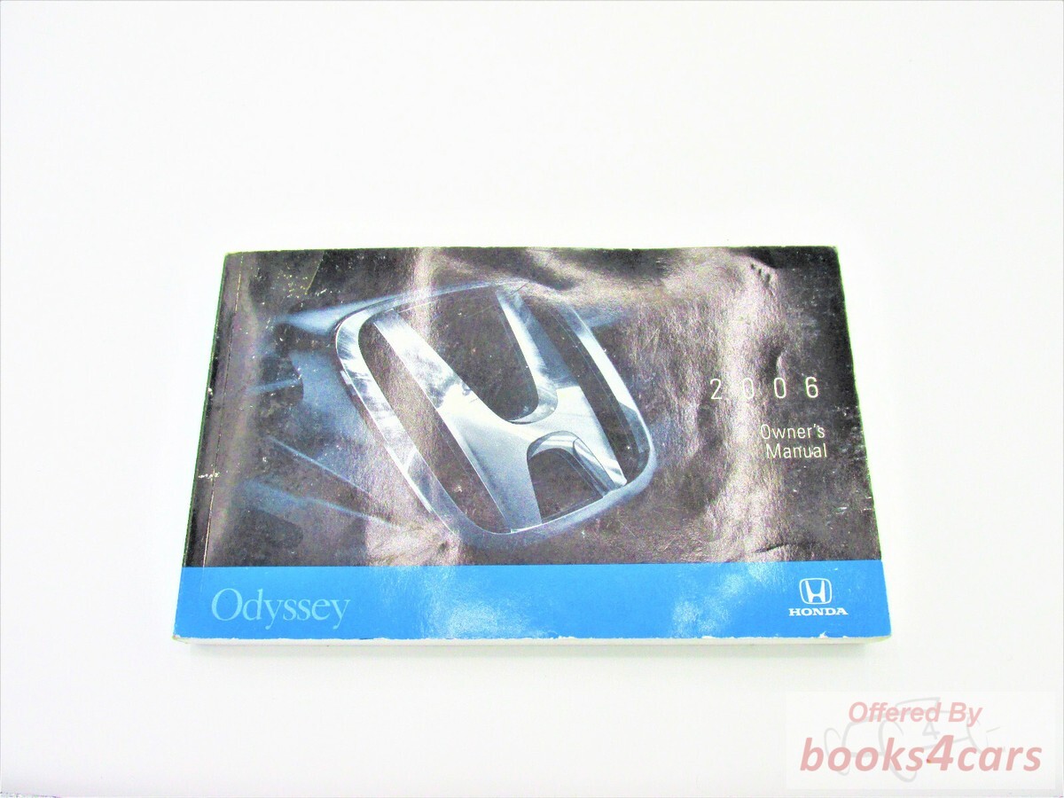 view cover of 2006 Odyssey Owners Manual By Honda