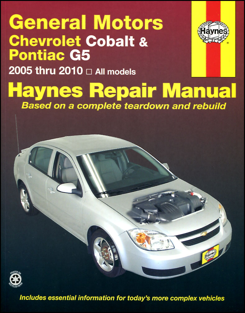 view cover of 2003-2011 Chevrolet Cobalt & HHR & Saturn Ion Pontiac G5 & Pursuit Shop Service Repair Manual by Haynes