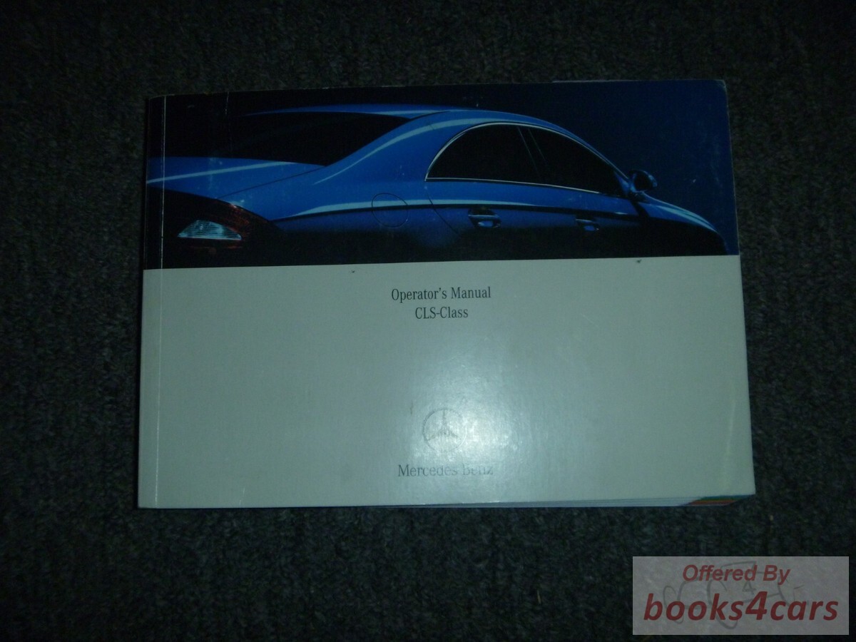 view cover of 2006 Mercedes CLS500 CLS55 AMG Owners Manual