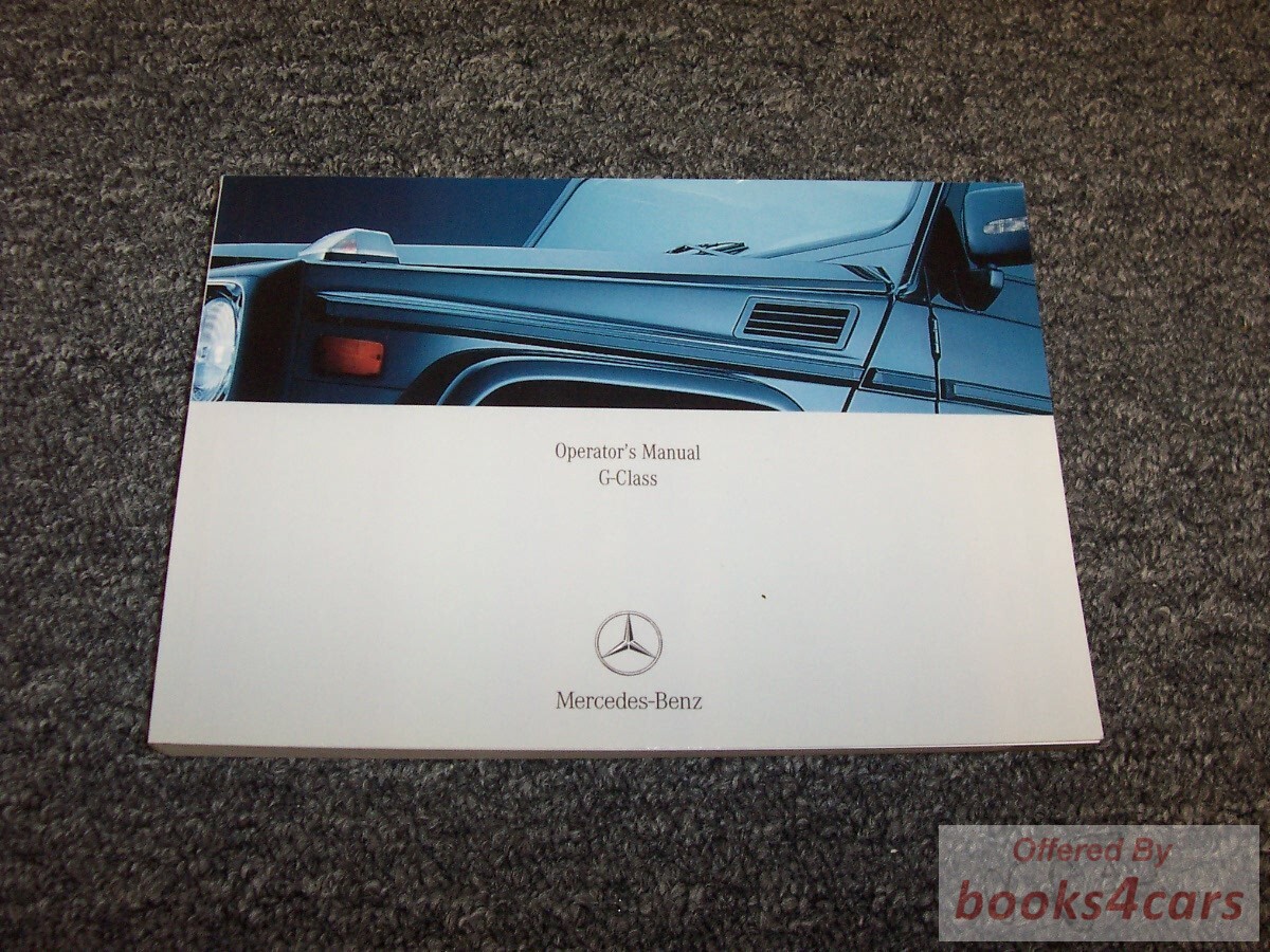 view cover of 2006 Mercedes G Class Owners Manual