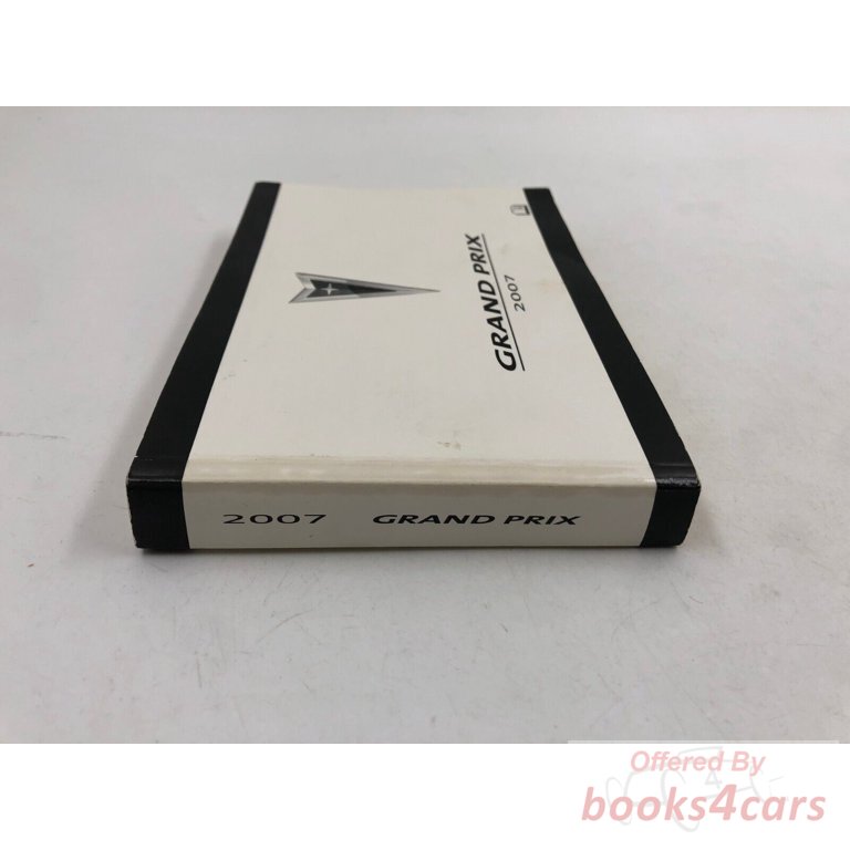 view cover of 2007 Grand Prix owners manual by Pontiac