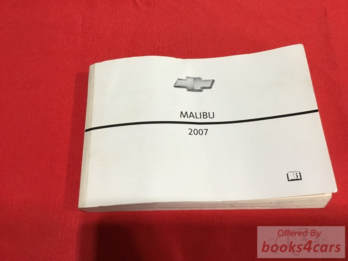 view cover of 2007 Malibu Owners Manual by Chevrolet