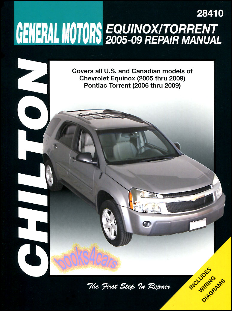 view cover of 2005-2017 Equinox & Torrent & Terrain Shop Service Repair Manual for Chevrolet & Pontiac & GMC by Chilton