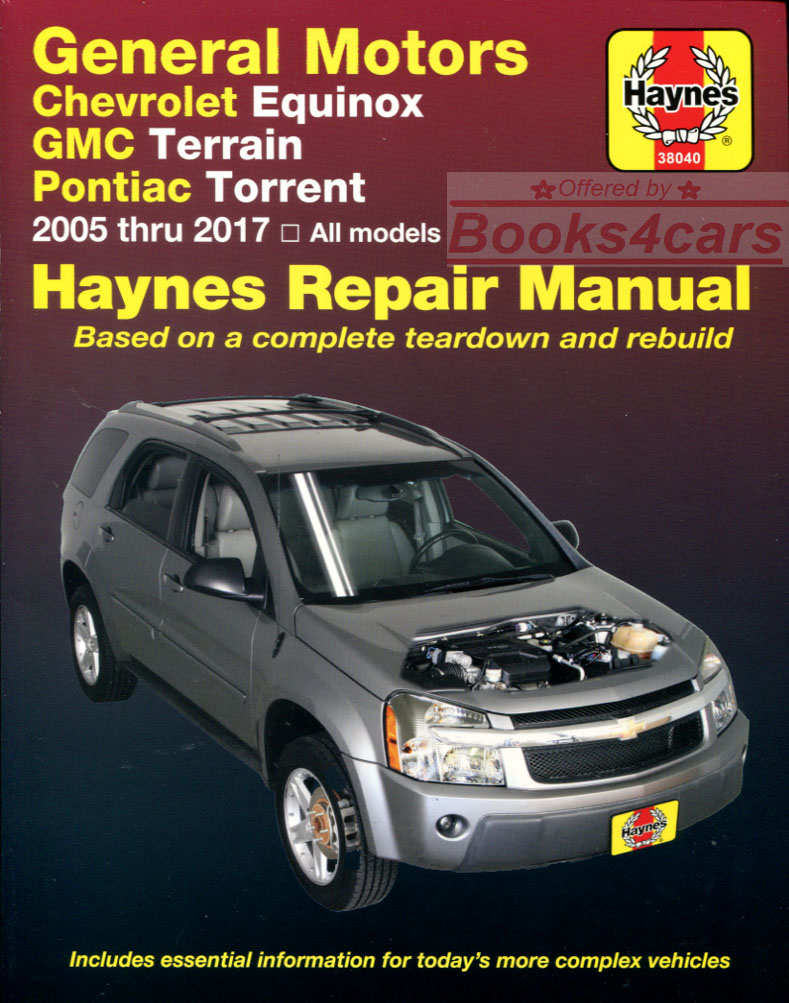 view cover of 2005-2017 Equinox & Torrent Shop Service Repair Manual for Chevrolet & Pontiac by Haynes