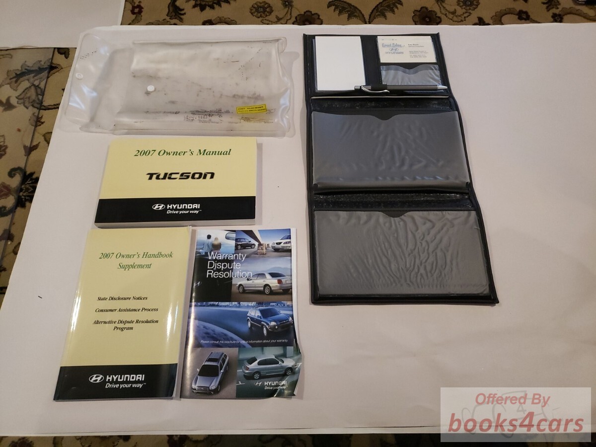 view cover of 2007 Tucson Owners Manual by Hyundai