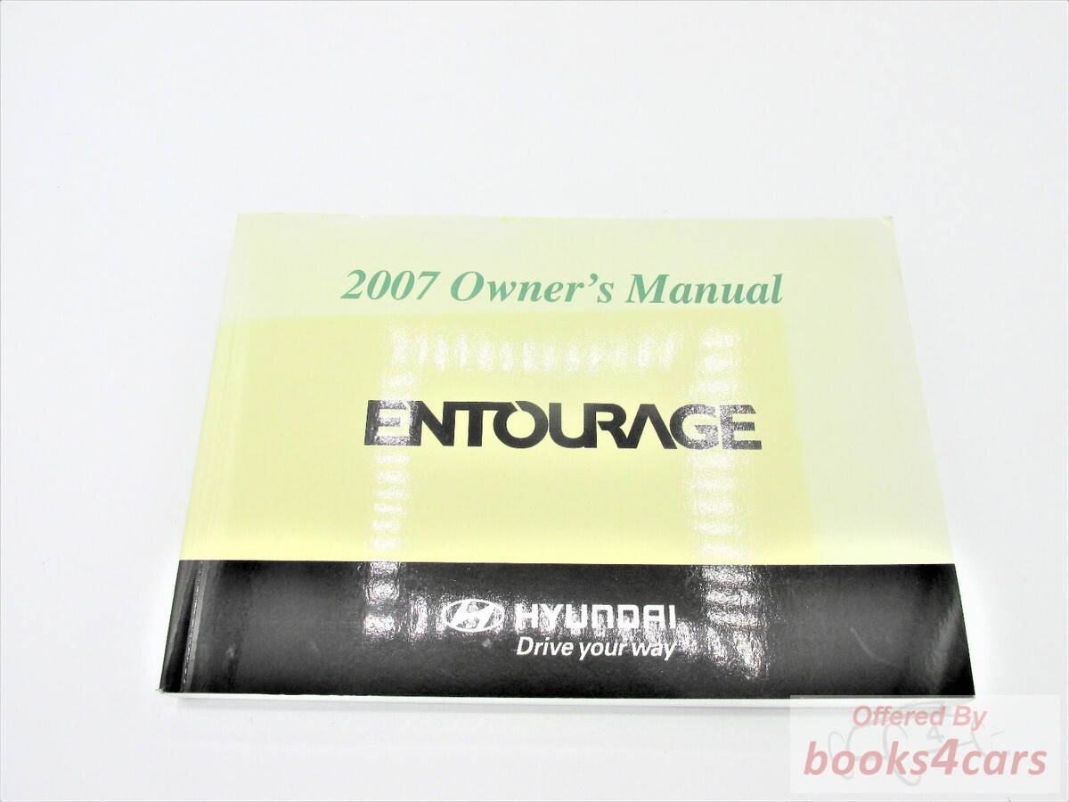 view cover of 2007 Entourage Owners Manual By Hyundai